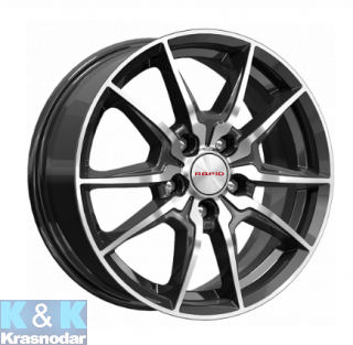 Колесный диск K&K Адамар (КС886) 6.5x16/5x112 ET50 D57.1 алмаз черный