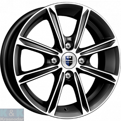 Колесный диск K&K Флэш (КС710) 5x13/4x98 ET35 D58.5 алмаз черный