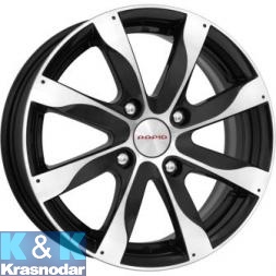 Колесный диск K&K Джемини-ориг. (КС617) 6x15/4x114.3 ET44 D56.6 алмаз черный