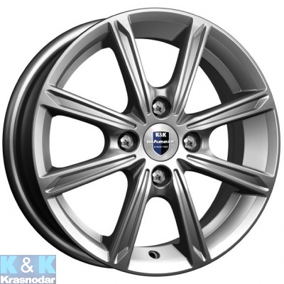 Колесный диск K&K Флэш (КС710) 5x13/4x100 ET35 D67.1 дарк платинум