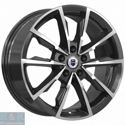 Колесный диск K&K Меренге (КС902) 7.5x17/5x114.3 ET40 D66.1 алмаз черный