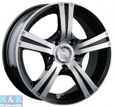 Колесный диск Racing Wheels H-326 6.5x15/4x98 ET40 D58.6 BK F/P