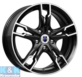 Колесный диск K&K Солар-оригинал (КС875) 7x17/5x114.3 ET48.5 D67.1 алмаз черный SK