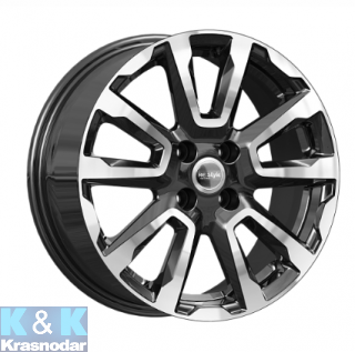Колесный диск K&K КС1026 (ZV 16_Vesta FL) 6.5x16/4x100 ET50 D60.1 алмаз черный