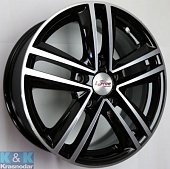 Колесный диск iFree Катар (КС885) 6.5x16/5x100 ET40 D67.1 Блэк Джек